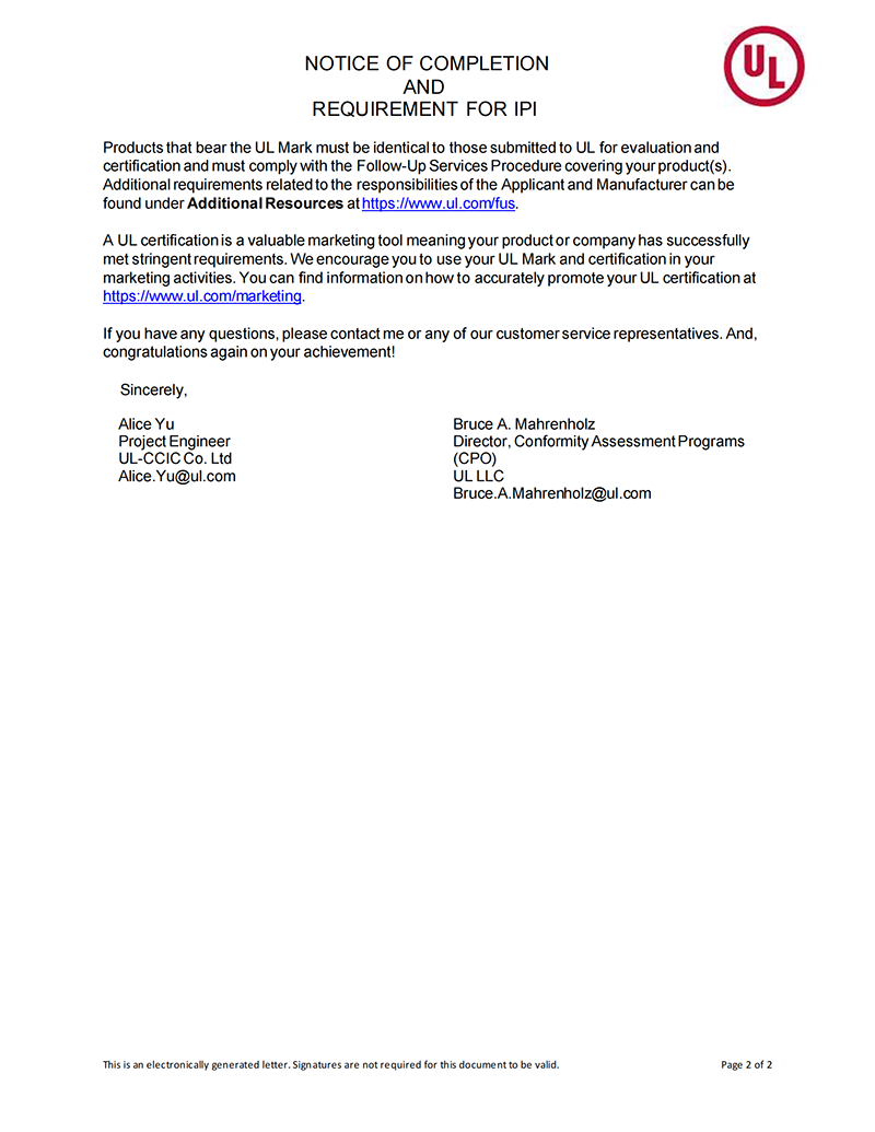 热烈祝贺极悦平台导热硅胶通过美国UL认证