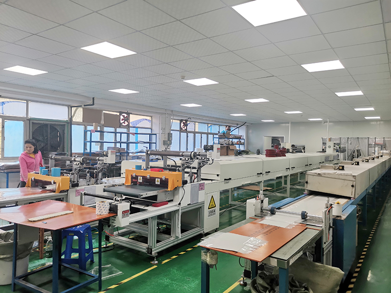 极悦平台科技导热硅胶生产实景