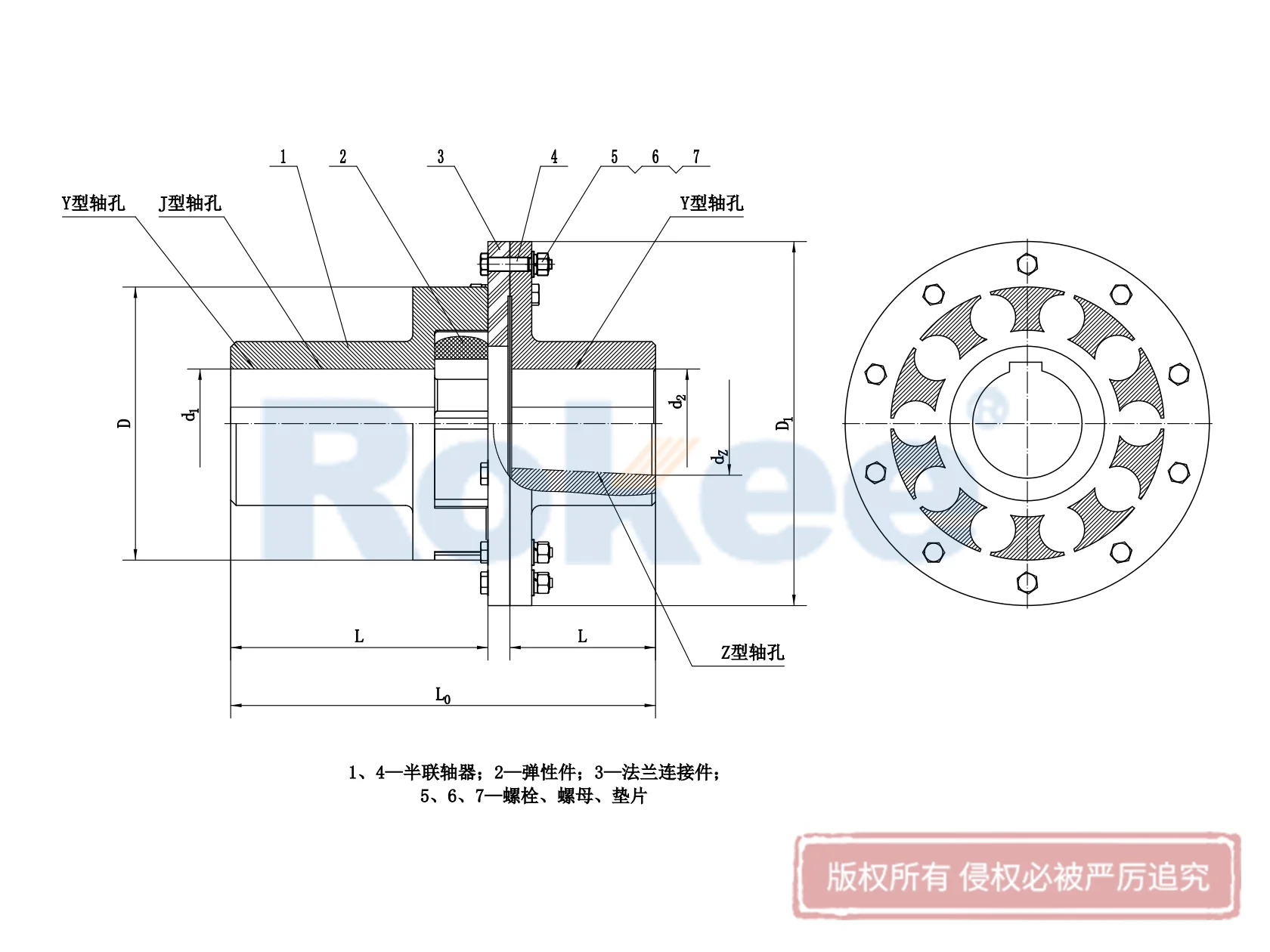 LMD(MLZ)型单法兰梅花耀世娱乐